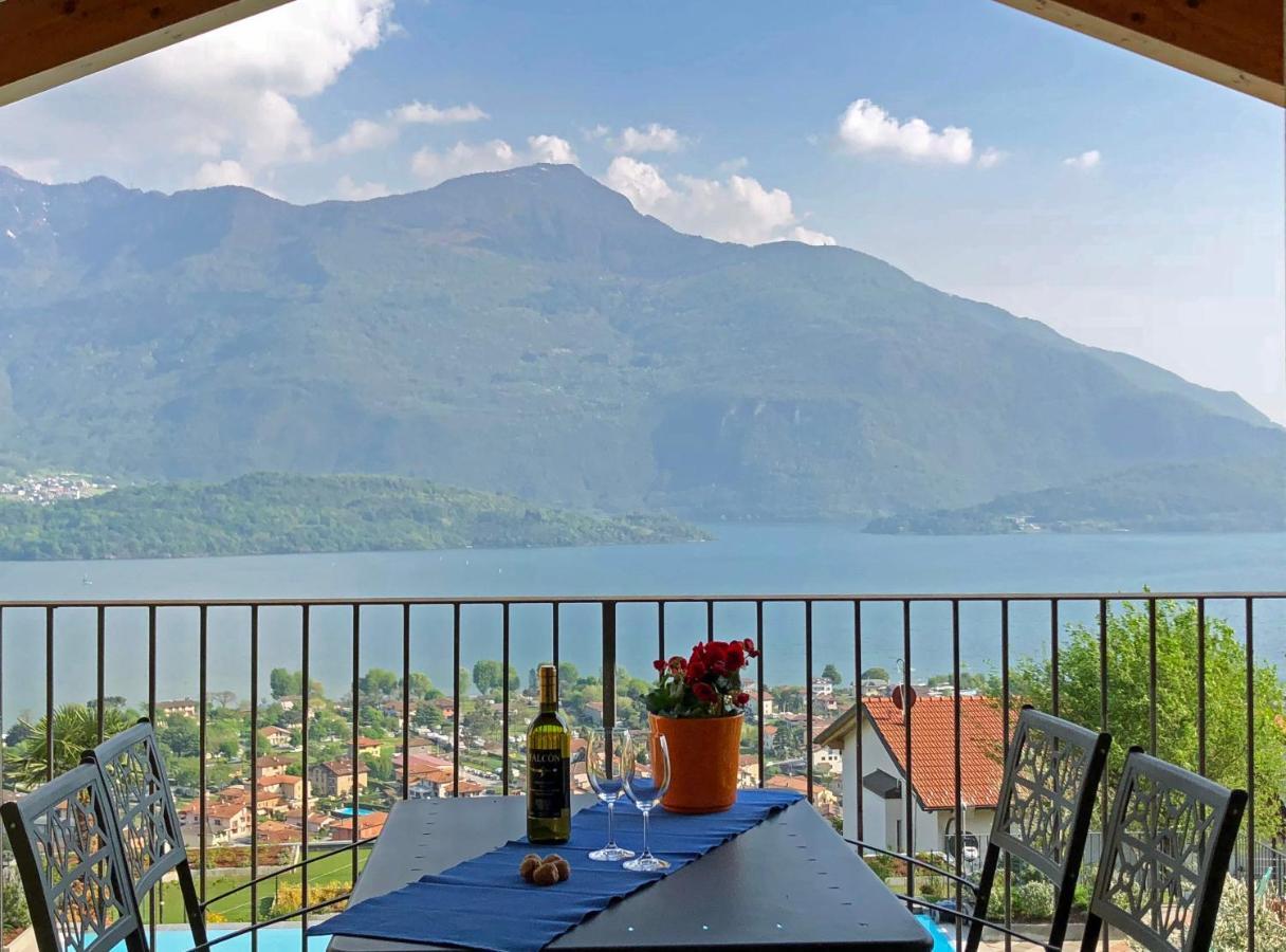 La Collina Degli Ulivi Apartment Vercana Bagian luar foto