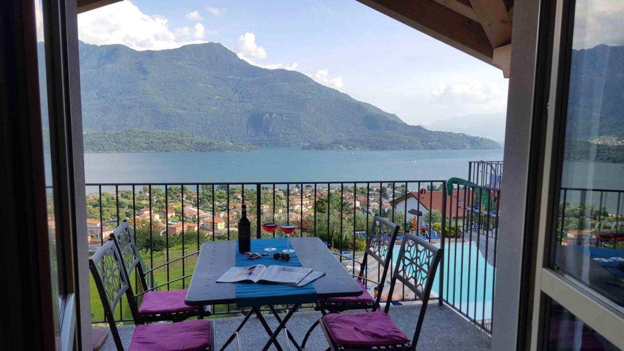 La Collina Degli Ulivi Apartment Vercana Bagian luar foto